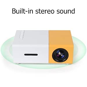 Portable Mini Home Theater LED Projector LOTZON