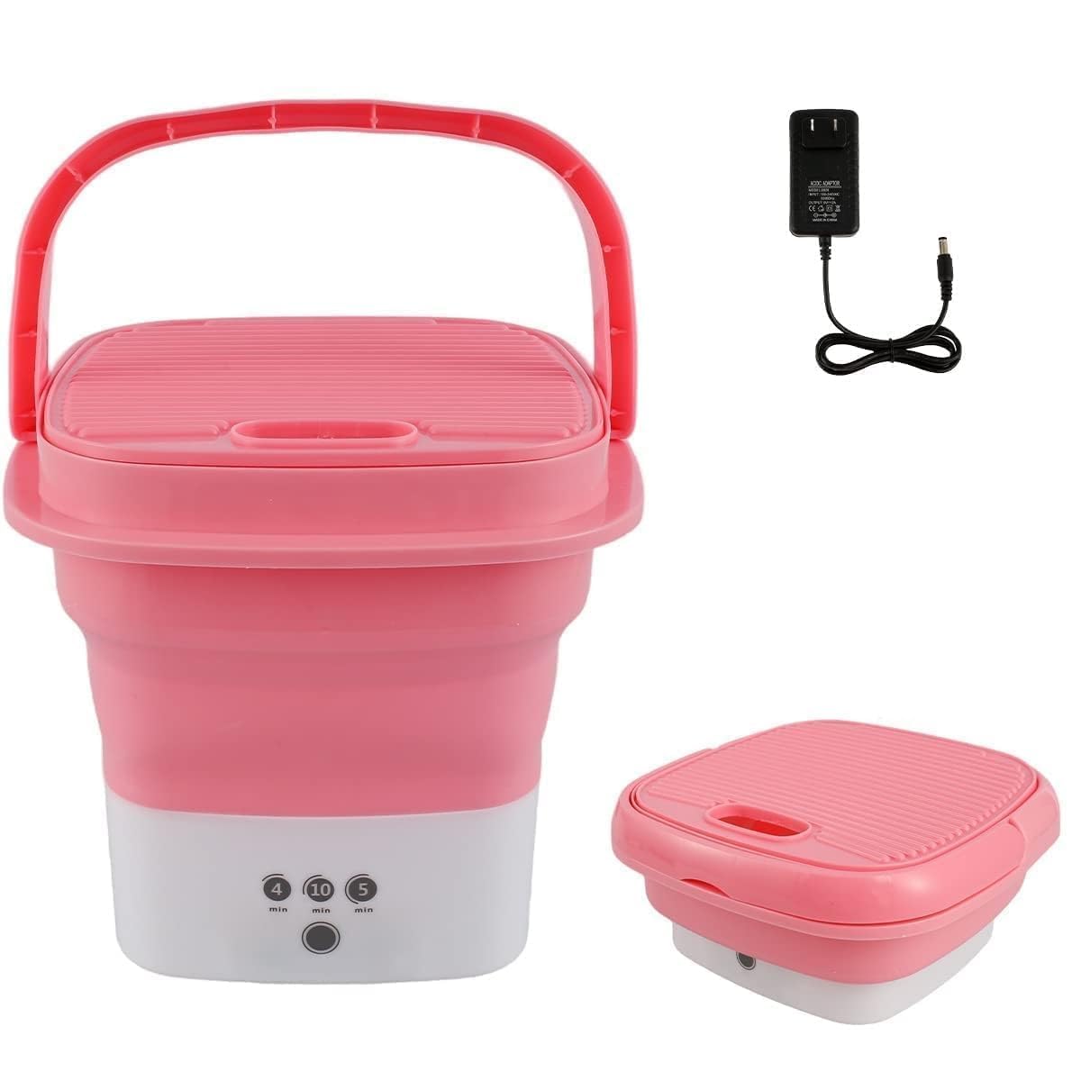Portable Mini Foldable Washer and Spin Dryer (๐ฆ๐ฝ๐ฒ๐ฐ๐ถ๐ฎ๐น ๐ญ ๐ฌ๐ฒ๐ฎ๐ฟ ๐ช๐ฎ๐ฟ๐ฟ๐ฎ๐ป๐๐) LOTZON