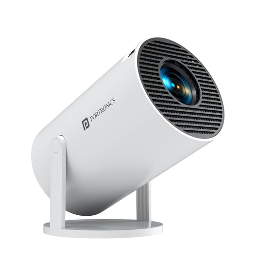 Smart Projector for Home 4K Support, Native 1080p HD Resolution, 2500 Lumen, (𝗦𝗽𝗲𝗰𝗶𝗮𝗹 𝟭 𝗬𝗲𝗮𝗿 𝗪𝗮𝗿𝗿𝗮𝗻𝘁𝘆) , Speaker, Android 11 My Store