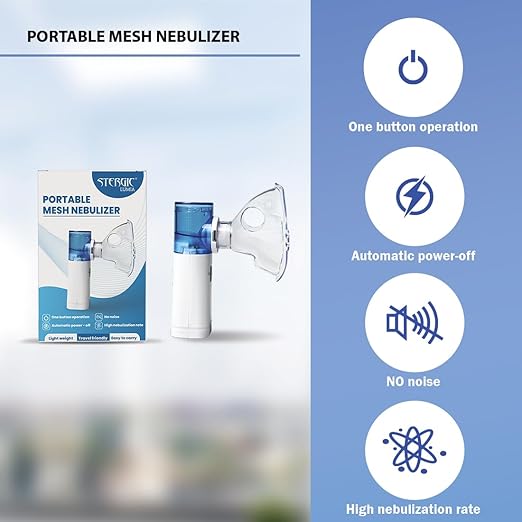 Portable Handheld Nebulizer (๐ฆ๐ฝ๐ฒ๐ฐ๐ถ๐ฎ๐น ๐ญ ๐ฌ๐ฒ๐ฎ๐ฟ ๐ช๐ฎ๐ฟ๐ฟ๐ฎ๐ป๐๐) LIVINGO