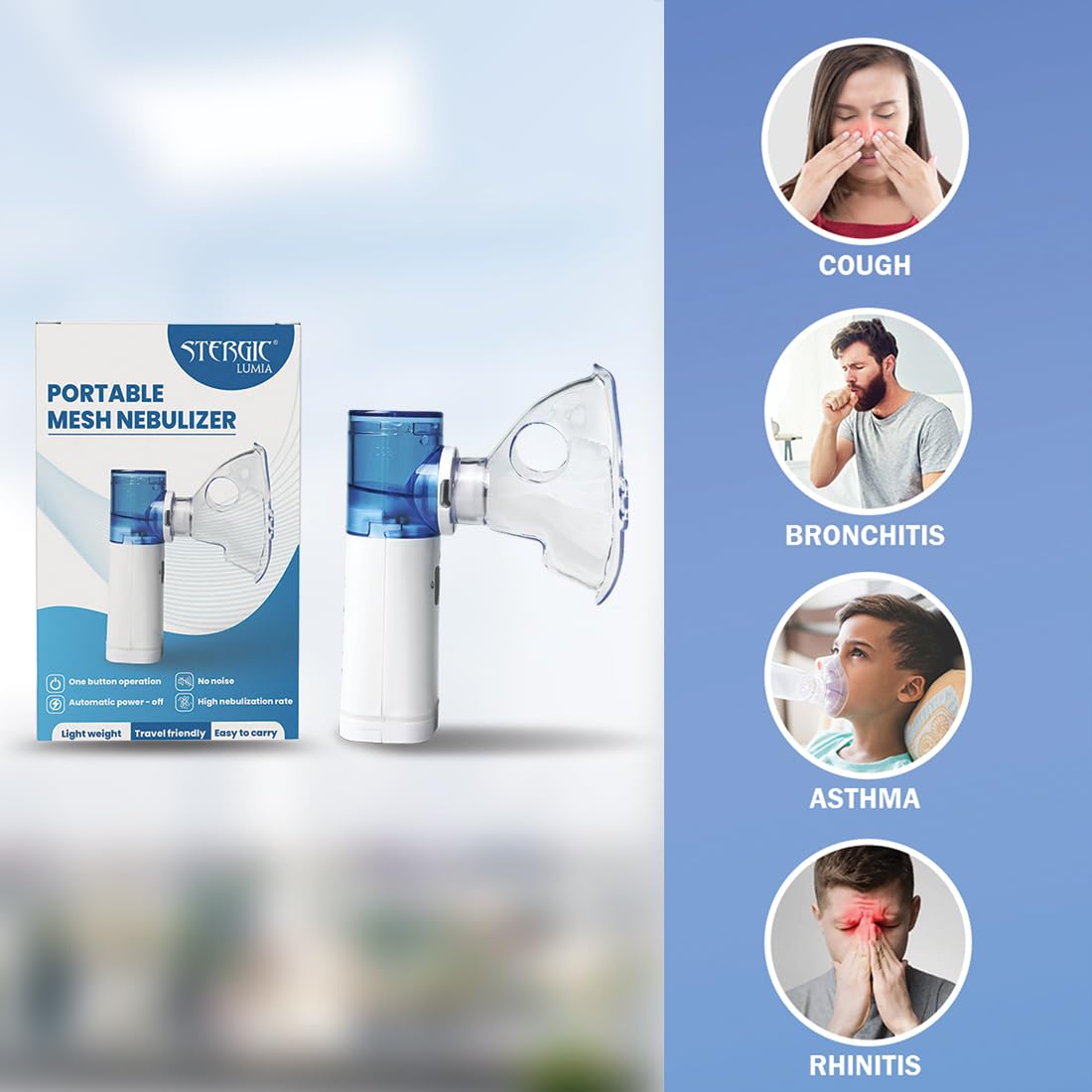 Portable Handheld Nebulizer (๐ฆ๐ฝ๐ฒ๐ฐ๐ถ๐ฎ๐น ๐ญ ๐ฌ๐ฒ๐ฎ๐ฟ ๐ช๐ฎ๐ฟ๐ฟ๐ฎ๐ป๐๐) LIVINGO