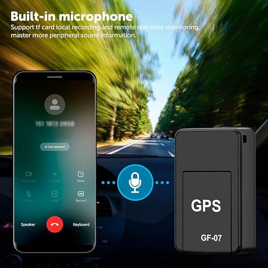 Mini Magnetic GPS Tracker | Voice Recorder | Real Time Location | Portable Safety Solution | Magnetic Wireless Hidden Tracking Device for Cars, Bikes, My Store