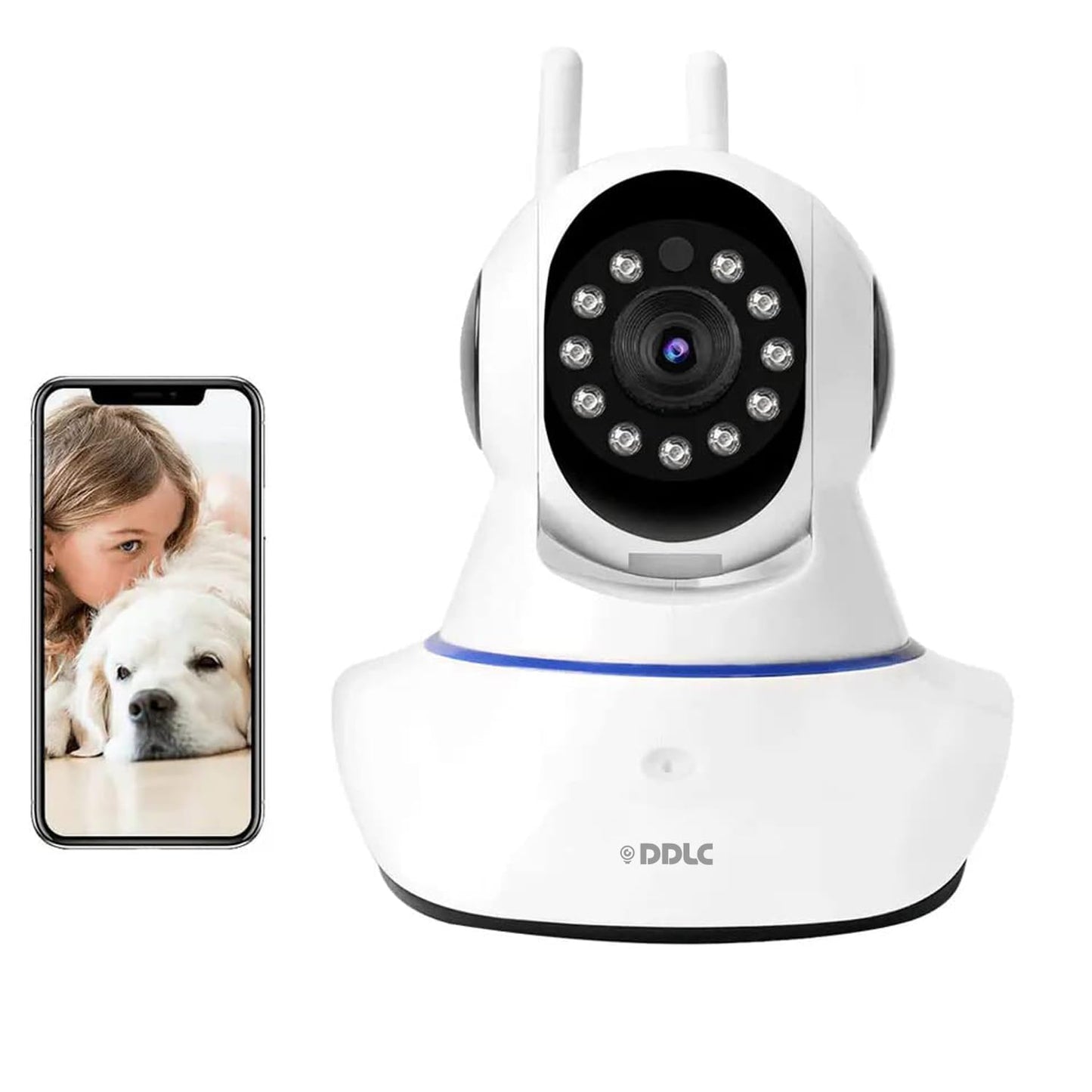 DDLC 1080p V380 Pro App 360 Degree Watch Live Streaming | Smart Wi-fi|Double Antenna LIVINGO