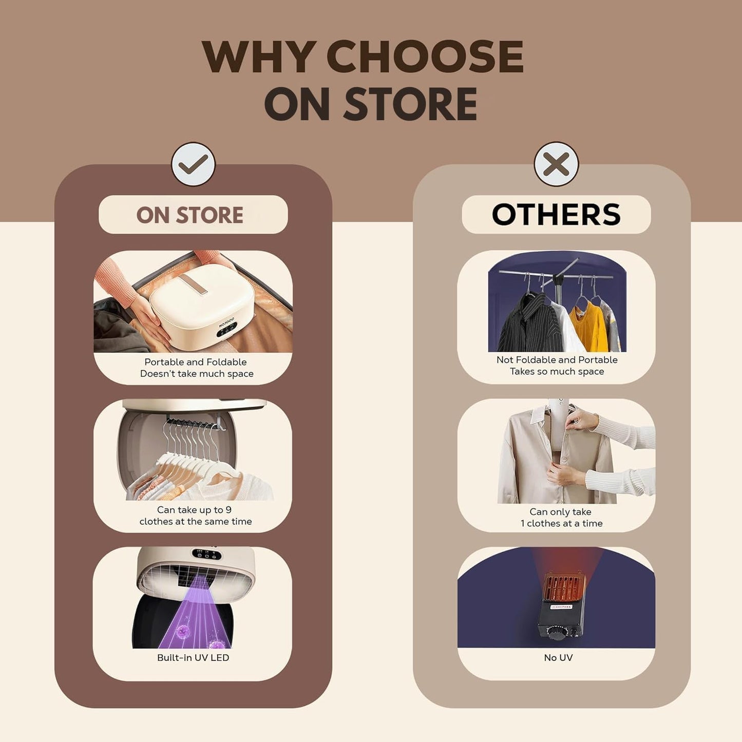 Portable Electric Cloth dryer(𝗦𝗽𝗲𝗰𝗶𝗮𝗹 𝟭 𝗬𝗲𝗮𝗿 𝗪𝗮𝗿𝗿𝗮𝗻𝘁𝘆) My Store