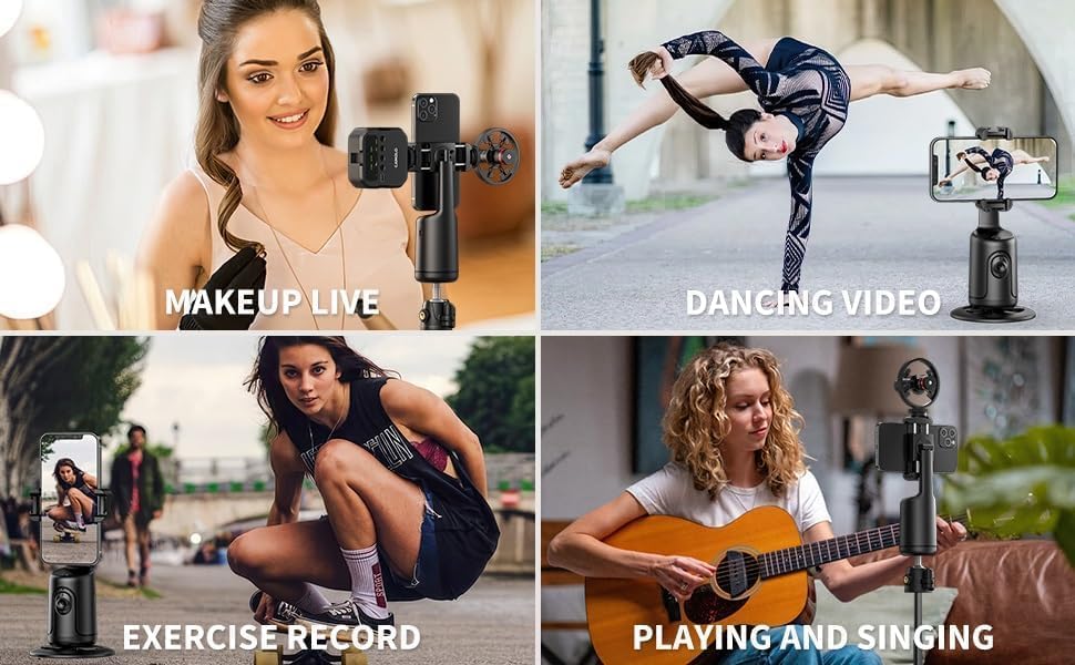 AI Auto Face Tracking Tripod (๐ฆ๐ฝ๐ฒ๐ฐ๐ถ๐ฎ๐น ๐ญ ๐ฌ๐ฒ๐ฎ๐ฟ ๐ช๐ฎ๐ฟ๐ฟ๐ฎ๐ป๐๐) | 360ยฐ Rotation Mobile Stand for Video Recording LIVINGO