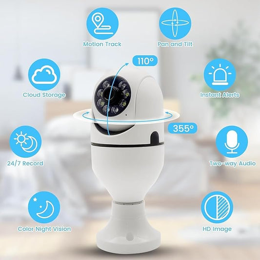 Full HD Smart Wi-Fi CCTV Home Security Camera 360° LIVINGO