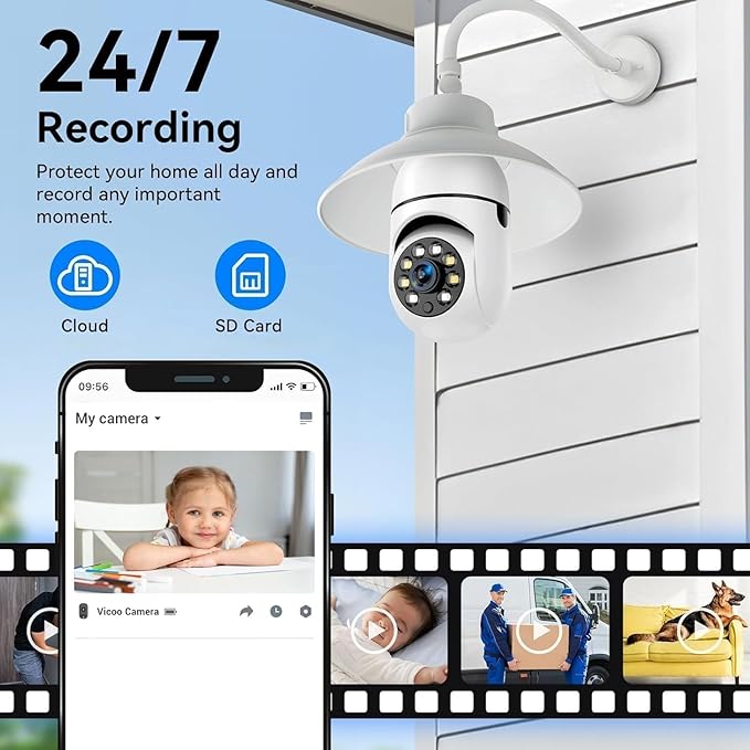 Full HD Smart Wi-Fi CCTV Home Security Camera 360° LIVINGO
