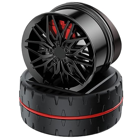 Car Wheel alloy Premium Dashboard Perfume 360 Rotating LIVINGO