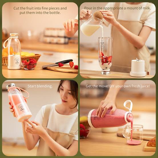 Electric Portable Mini Juicer Bottle LOTZON