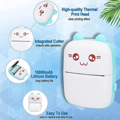 Mini Portable Thermal Printer Wireless Bluetooth Printer LOTZON