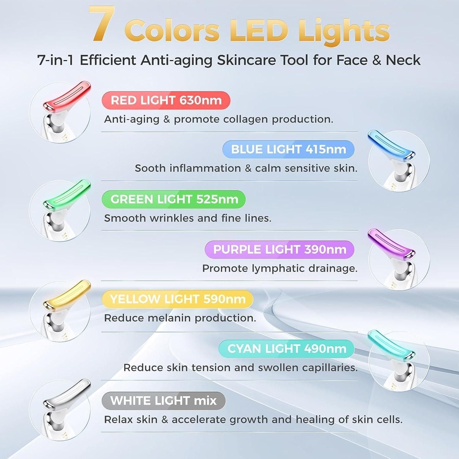 Wrinkle and Pimple Scar Removing Facial Skin Care LED Tool (𝗦𝗽𝗲𝗰𝗶𝗮𝗹 𝟭 𝗬𝗲𝗮𝗿 𝗪𝗮𝗿𝗿𝗮𝗻𝘁𝘆) 2aua6y-9x