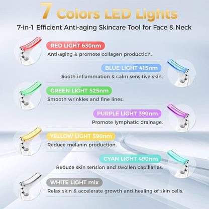 Wrinkle and Pimple Scar Removing Facial Skin Care LED Tool (𝗦𝗽𝗲𝗰𝗶𝗮𝗹 𝟭 𝗬𝗲𝗮𝗿 𝗪𝗮𝗿𝗿𝗮𝗻𝘁𝘆) 2aua6y-9x