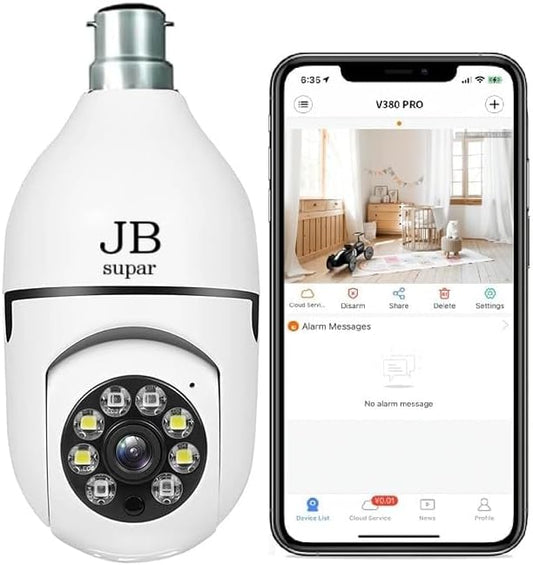 Full HD Bulb Smart Wi-Fi CCTV Home Security Camera 360° LIVINGO