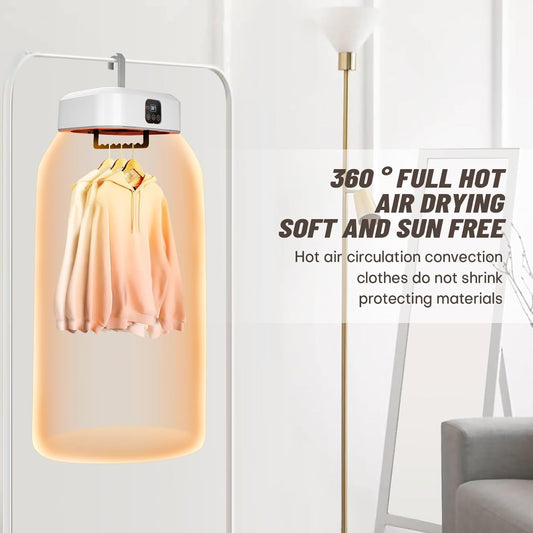 Portable Electric Cloth dryer(𝗦𝗽𝗲𝗰𝗶𝗮𝗹 𝟭 𝗬𝗲𝗮𝗿 𝗪𝗮𝗿𝗿𝗮𝗻𝘁𝘆) My Store