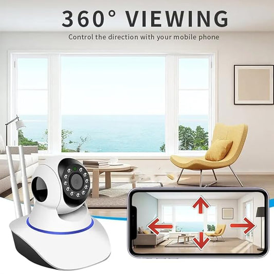 DDLC 1080p V380 Pro App 360 Degree Watch Live Streaming | Smart Wi-fi|Double Antenna LIVINGO