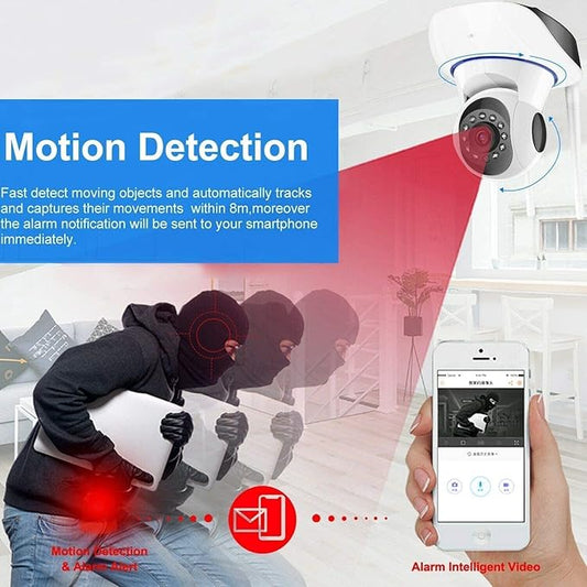 DDLC 1080p V380 Pro App 360 Degree Watch Live Streaming | Smart Wi-fi|Double Antenna LIVINGO