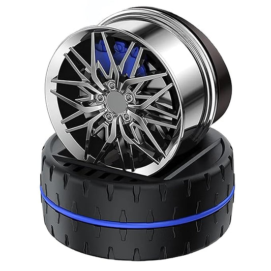 Car Wheel alloy Premium Dashboard Perfume 360 Rotating LIVINGO