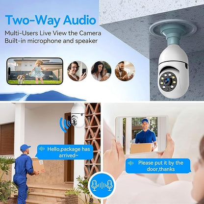 Full HD Smart Wi-Fi CCTV Home Security Camera 360° LIVINGO