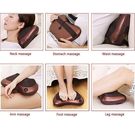 Cervical massage pillow neck shoulder head car home massage chair pillow electric massager LOTZON