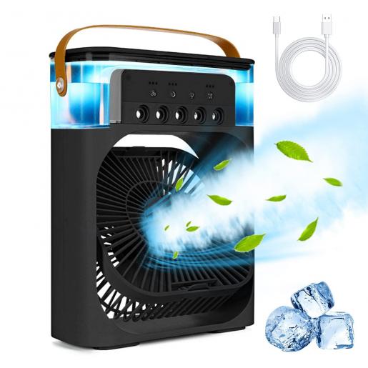 Portable Air cooler Table fan with humidifier LOTZON