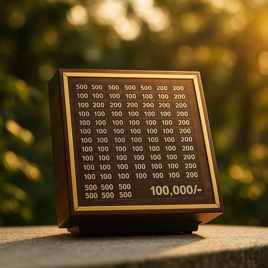 Wooden Money saving Box LIVINGO