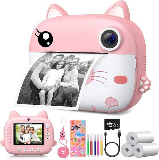 Kids Camera Instant Print & 2.5K Digital Video Instant Print Camera for Kids LOTZON