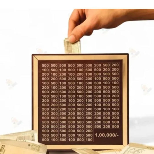 Wooden Money saving Box LIVINGO