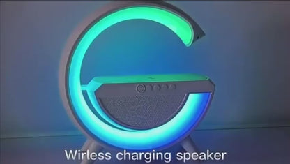 G-Lamp with Multifunctional Wireless Charger and Bluethooth lamp with warranty