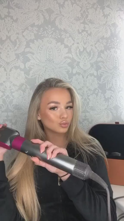 Trumstone (𝗦𝗽𝗲𝗰𝗶𝗮𝗹 𝟭 𝗬𝗲𝗮𝗿 𝗪𝗮𝗿𝗿𝗮𝗻𝘁𝘆) 5-in-1 Hair Dryer Brush: Salon-Quality Styling with Curling, Straightening, Drying & Anti-Frizz